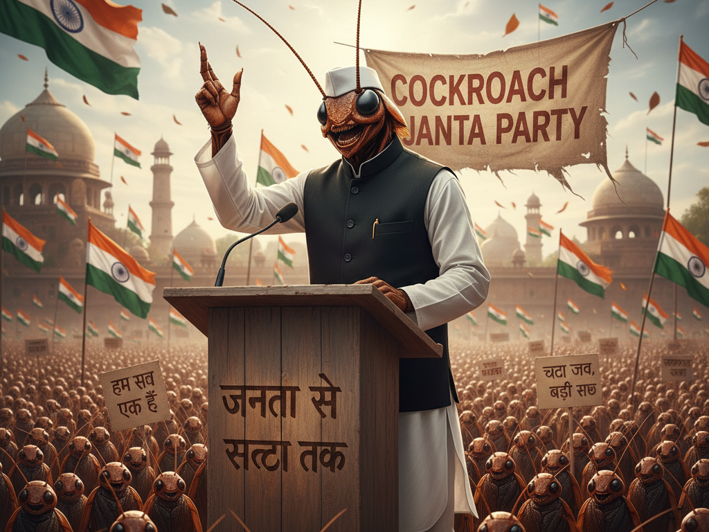 Cockroach Janta Party viral trend memes politics news